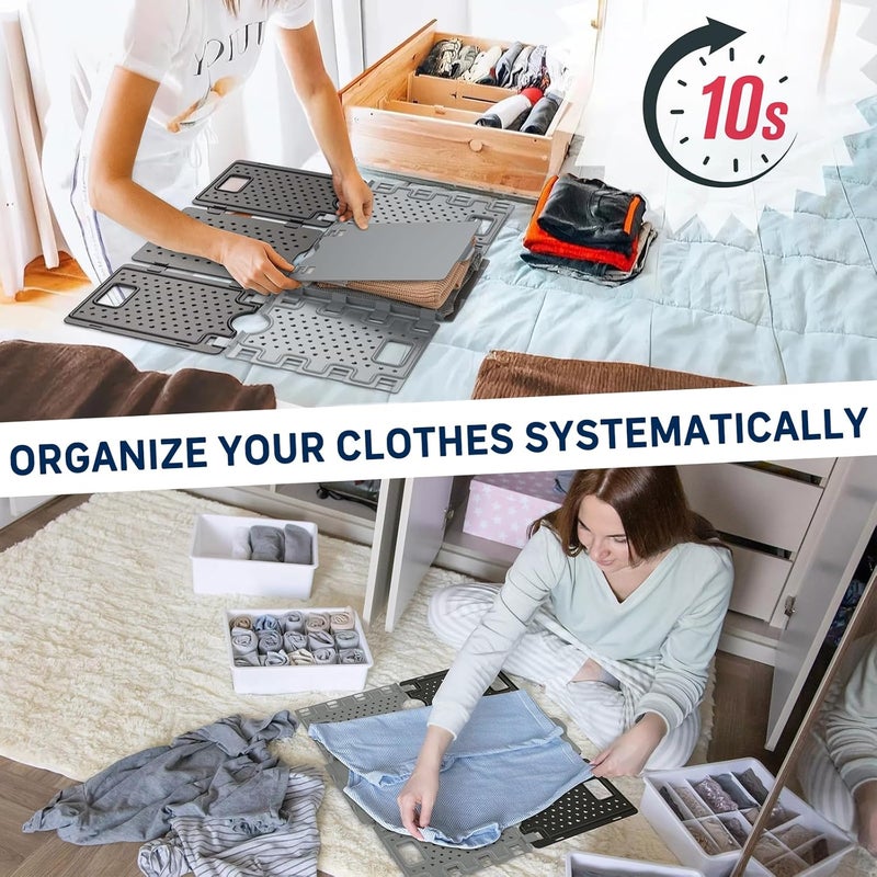 BOXLEGEND Shirt Folder Board for Clothes Storage, Tshirt Organizer in Closet Organizers, Laundry Folding Board Designed Suitable for Thin T-Shirts as Well as Thick Autumn and Winter Clothes - Image 2
